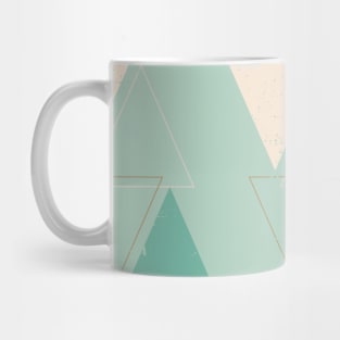 Minimalist triangle geometric graphic vector illustration Mug